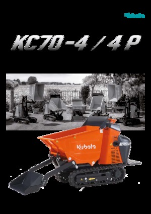 Raupendumper Kubota KC70-4