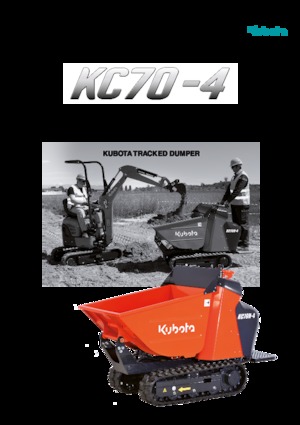 Raupendumper Kubota KC70H-4