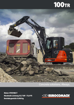 Raupenbagger Eurocomach 100 TR