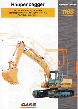 Raupenbagger Case Poclain 1188 LC