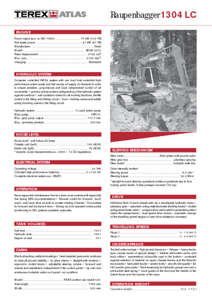Raupenbagger Atlas 1304 LC