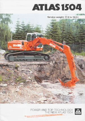 Raupenbagger Atlas 1504 