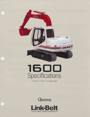 Raupenbagger Link-Belt 1600