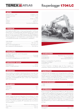 Raupenbagger Atlas 1704 LC