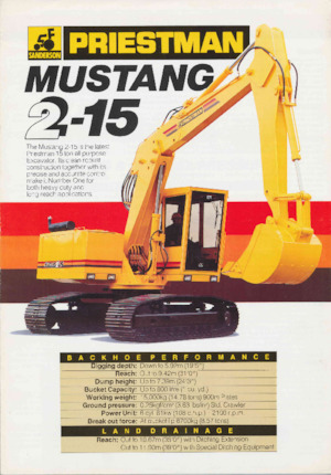 Raupenbagger Priestman 2-15