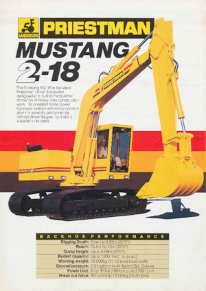 Raupenbagger Priestman 2-18