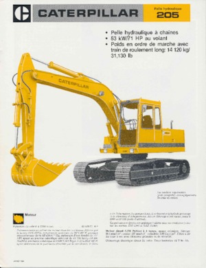 Raupenbagger Caterpillar 205