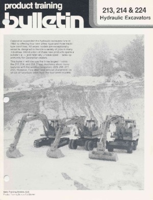 Raupenbagger Caterpillar 213