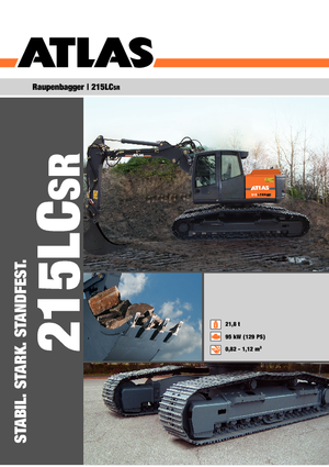Raupenbagger Atlas 215 LC-SR