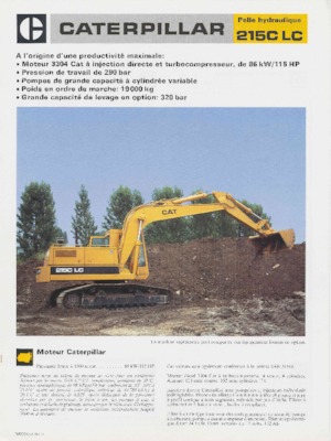 Raupenbagger Caterpillar 215LC