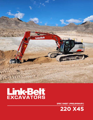 Raupenbagger Link-Belt 220 X4S