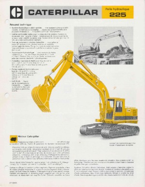 Raupenbagger Caterpillar 225