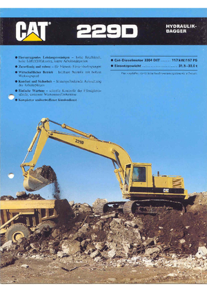 Raupenbagger Caterpillar 229 D