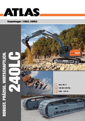 Raupenbagger Atlas 240 LC