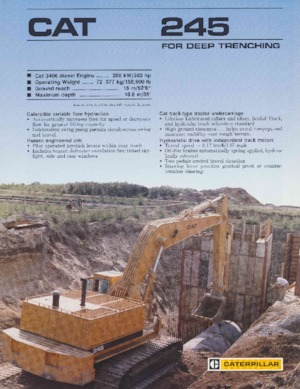 Raupenbagger Caterpillar 245