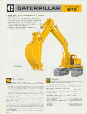 Raupenbagger Caterpillar 245