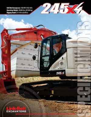 Raupenbagger Link-Belt 245 X4 Spin Ace