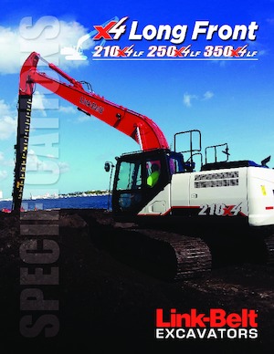 Raupenbagger Link-Belt 250 X4 Long Front