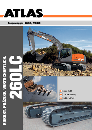 Raupenbagger Atlas 260 LC