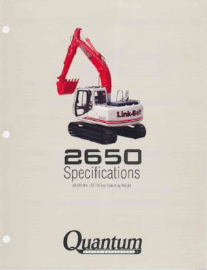 Raupenbagger Link-Belt 2650