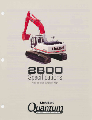 Raupenbagger Link-Belt 2800