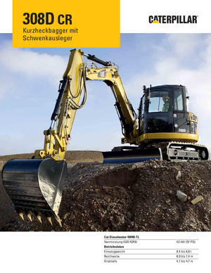 Raupenbagger Caterpillar 308D CR