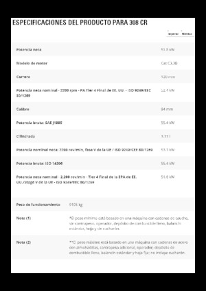 Raupenbagger Caterpillar 308CR