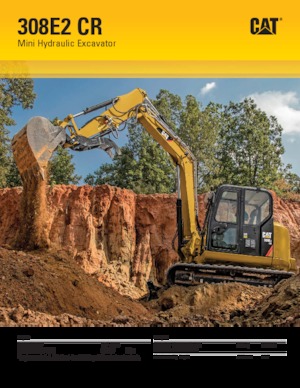 Raupenbagger Caterpillar 308E 2 CR