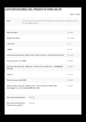 Raupenbagger Caterpillar 309 CR