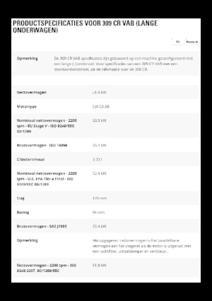 Raupenbagger Caterpillar 309CR VAB