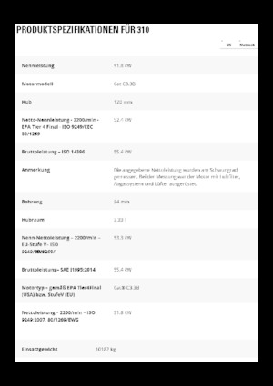 Raupenbagger Caterpillar 310
