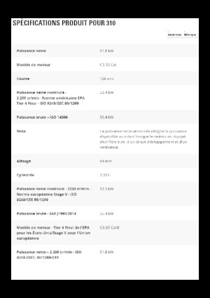 Raupenbagger Caterpillar 310