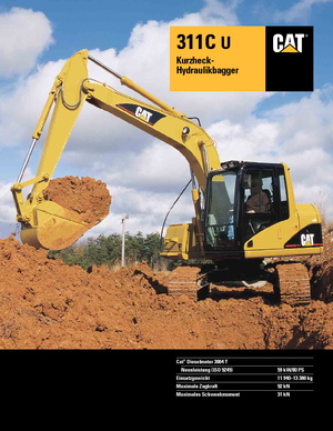Raupenbagger Caterpillar 311C U