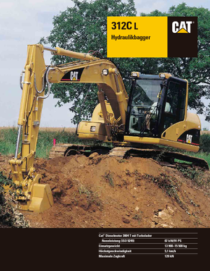 Raupenbagger Caterpillar 312C L