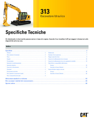 Raupenbagger Caterpillar 313