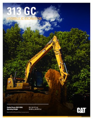 Raupenbagger Caterpillar 313 GC