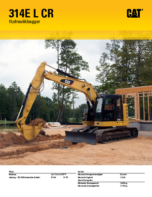 Raupenbagger Caterpillar 314E LCR