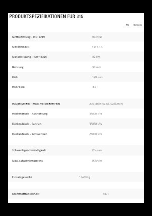 Raupenbagger Caterpillar 315