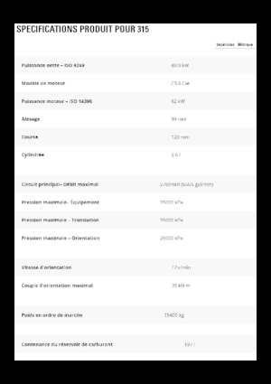 Raupenbagger Caterpillar 315