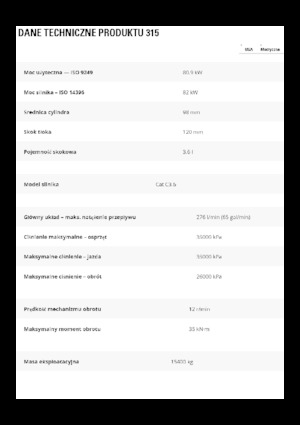 Raupenbagger Caterpillar 315