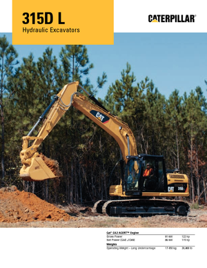 Raupenbagger Caterpillar 315D L