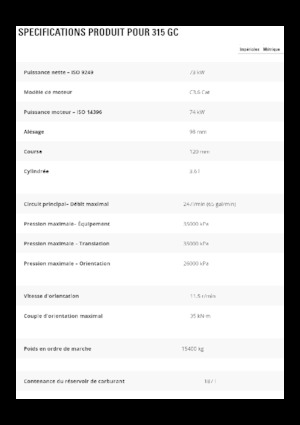 Raupenbagger Caterpillar 315 GC