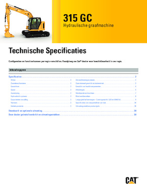 Raupenbagger Caterpillar 315 GC