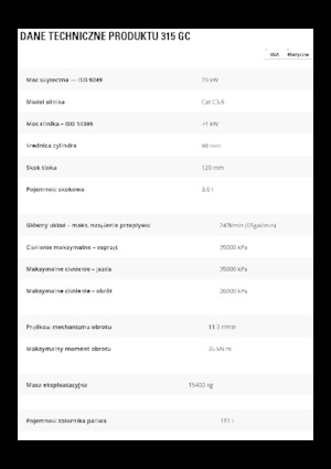 Raupenbagger Caterpillar 315 GC
