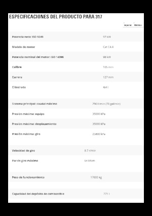 Raupenbagger Caterpillar 317