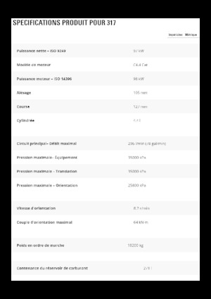 Raupenbagger Caterpillar 317