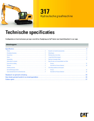 Raupenbagger Caterpillar 317