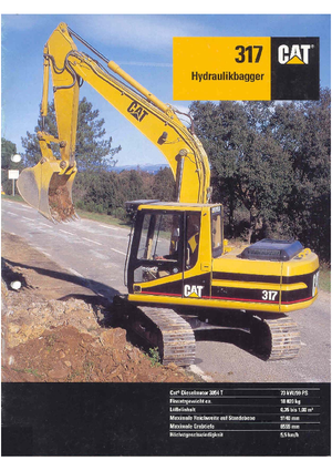 Raupenbagger Caterpillar 317 VAH