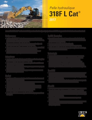 Raupenbagger Caterpillar 318F L