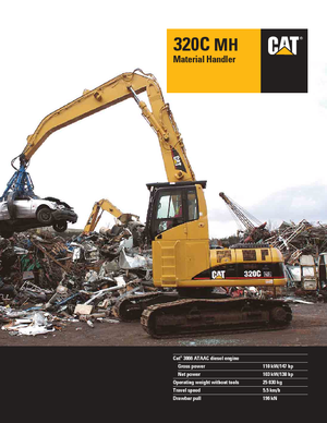 Raupenbagger Caterpillar 320 C MH